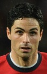 Arsenal midfielder Mikel Arteta