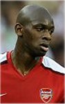 Arsenal midfielder Abou Diaby